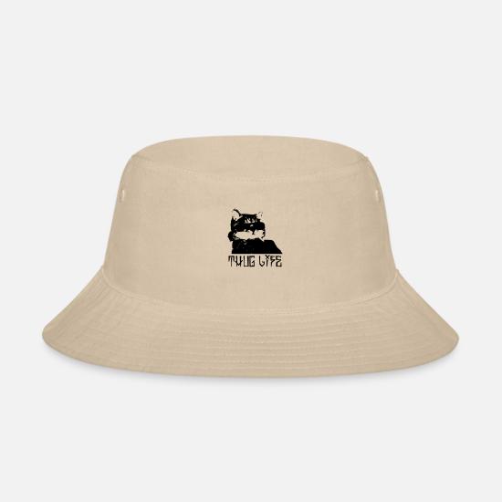 cat thug life cholo' Bucket Hat 